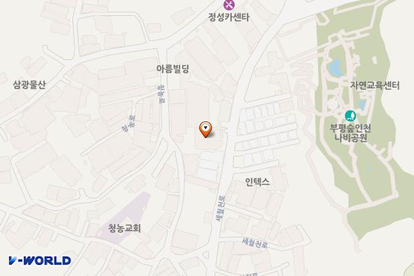 인천 부평구 와이지원인천공장 위치 지도 — 인천광역시 부평구 세월천로 211