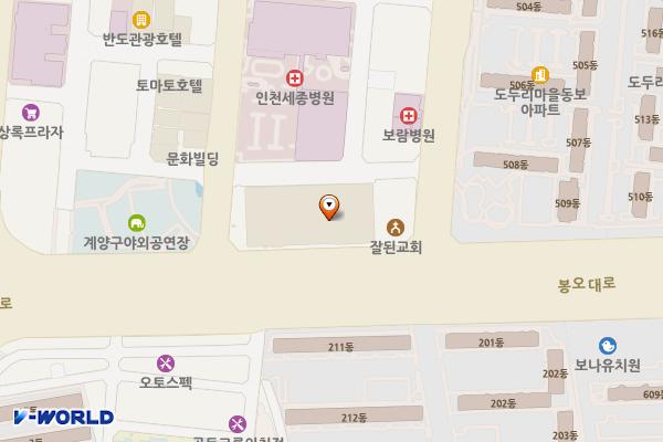 BMW차징스테이션 이마트계양점 위치 지도 — 인천 계양구 봉오대로 785