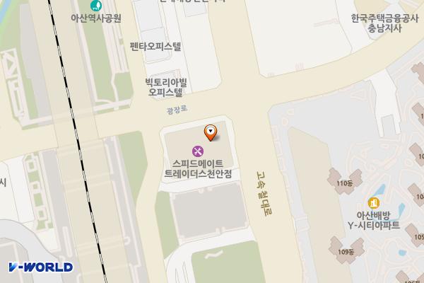 충남 아산시 이마트T천안점 위치 지도 — 충청남도 아산시 배방읍 고속철대로 133
