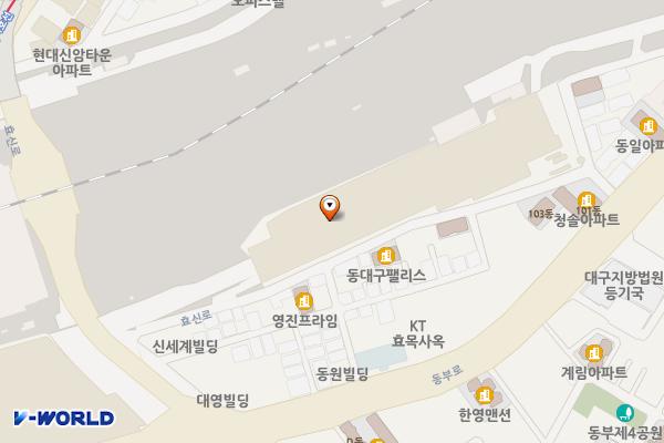 대구 동구 신세계백화점대구점 위치 지도 — 대구광역시 동구 동부로 149