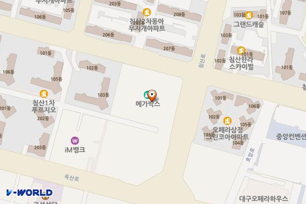 대구 북구 이마트칠성점 위치 지도 — 대구광역시 북구 침산로 93