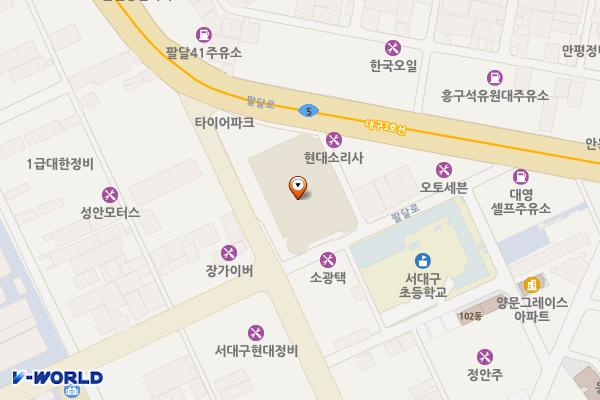 대구 서구 이마트T비산점 위치 지도 — 대구광역시 서구 팔달로 54