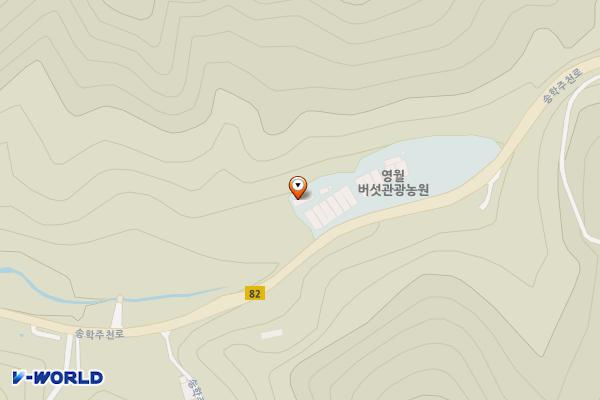 송학주천로 1759 (영월버섯 관광농원) 위치 지도 — 강원특별자치도 영월군 주천면 송학주천로 1759