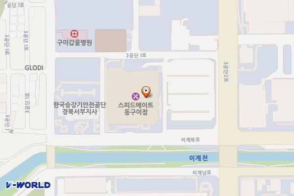 경북 구미시 이마트동구미점 위치 지도 — 경상북도 구미시 이계북로 23