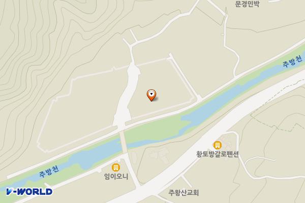 경북 청송군 청송군주왕산국립공원탐방객주차장 위치 지도 — 경북 청송군 주왕산면 상의리 621-1