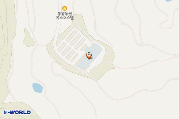 경남 통영시 통영동원로얄CC 위치 지도 — 경상남도 통영시 산양읍 담안길 240