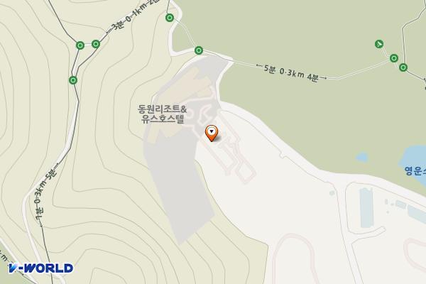 경남 통영시 통영유스호스텔 위치 지도 — 경상남도 통영시 산양읍 담안길 160-21