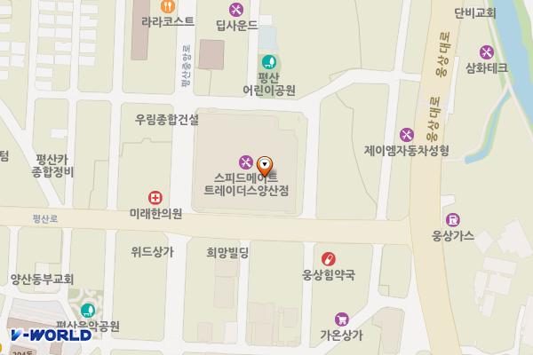 경남 양산시 이마트T양산점 위치 지도 — 경상남도 양산시 평산로 16