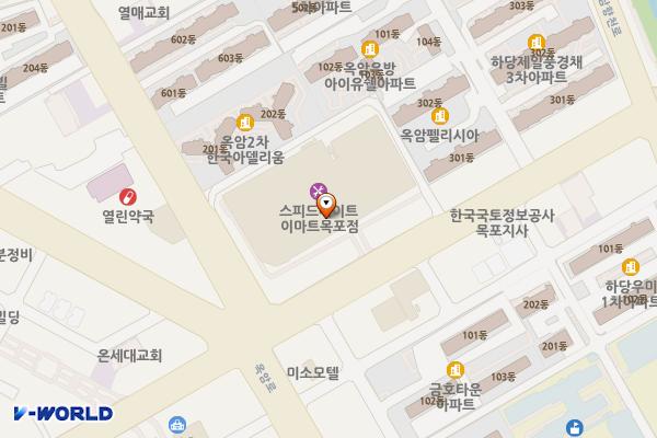 전남 목포시 이마트목포점 위치 지도 — 전남광주통합특별시 목포시 옥암로 138
