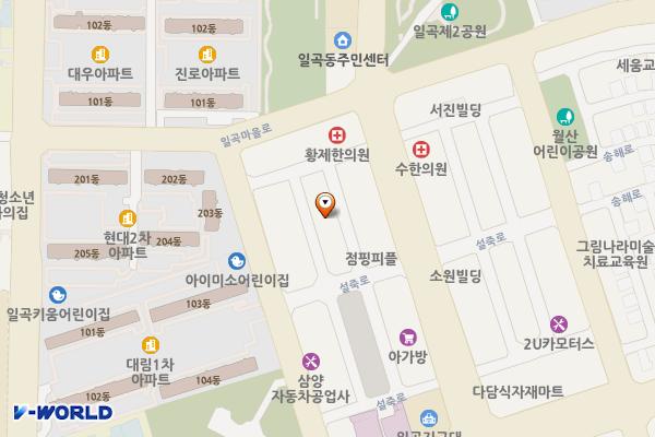 광주 북구 이마트에브리데이일곡동점 위치 지도 — 전남광주통합특별시 북구 설죽로 517-5
