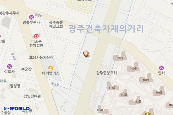 광주 북구 주식회사휴담 위치 지도 — 전남광주통합특별시 북구 독립로 311