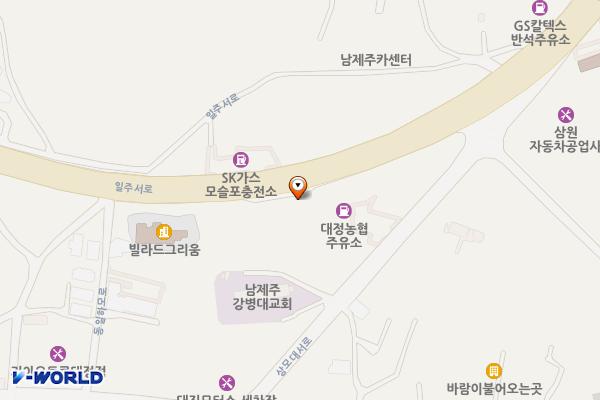 제주 서귀포시 스타벅스제주모슬포DT 위치 지도 — 제주특별자치도 서귀포시 대정읍 일주서로 2549
