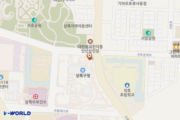 펌프킨 이밥 상록구청 위치 지도 — 경기도 안산시 상록구 석호로 110