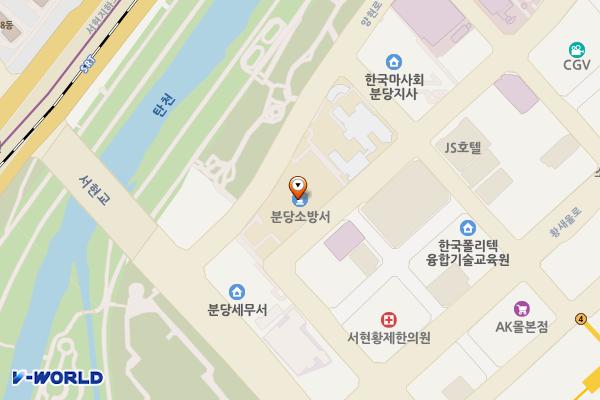 펌프킨 이밥 분당소방서 위치 지도 — 경기도 성남시 분당구 양현로 14