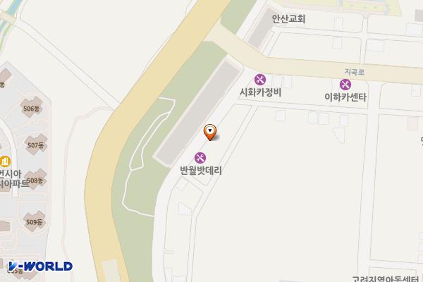 펌프킨 이밥 안산 제45호주차장 위치 지도 — 경기도 안산시 단원구 부부로 120