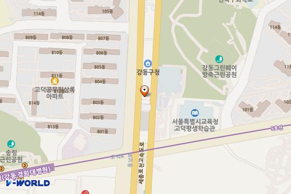 펌프킨 이밥 강동재활용센터 위치 지도 — 서울특별시 강동구 동남로 926
