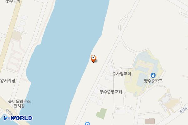 KG할리스양평북한강 위치 지도 — 경기도 양평군 양서면 용담리 208-6