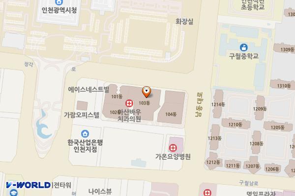 신영구월지웰시티푸르지오 위치 지도 — 인천광역시 남동구 남동대로799번길 34