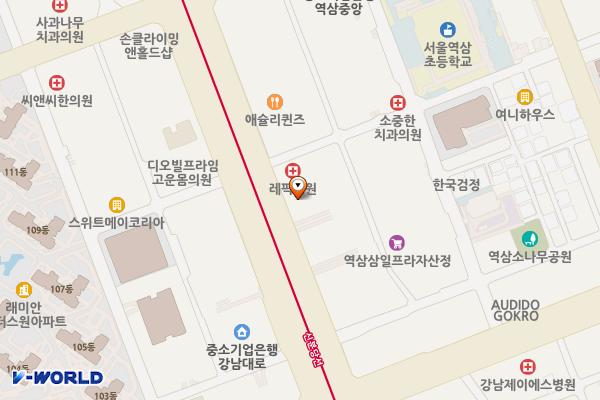 서우빌딩 위치 지도 — 서울특별시 강남구 강남대로 314