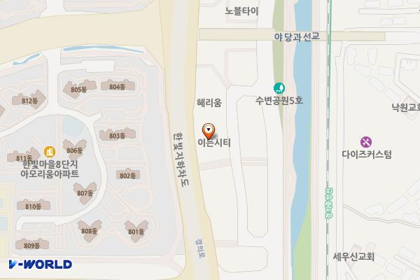이든시티오피스텔 위치 지도 — 경기도 파주시 경의로 1024