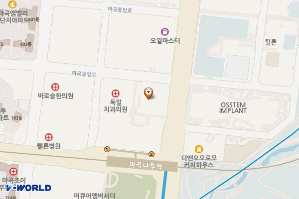 마곡나루역캐슬파크 위치 지도 — 서울특별시 강서구 마곡중앙로 161-1