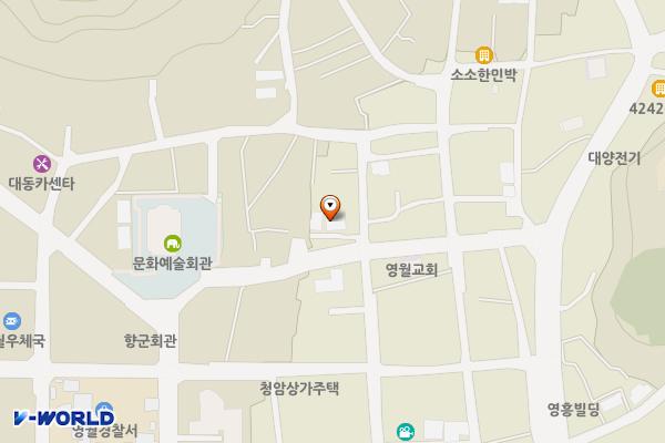 관풍헌길 97-6 이화빌라 옆 위치 지도 — 강원특별자치도 영월군 영월읍 관풍헌길 97-6