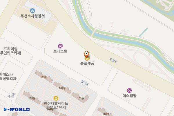더플랫폼R 위치 지도 — 경기 부천시 소사구 부광로 228