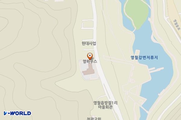 신아아파트 앞 위치 지도 — 강원특별자치도 영월군 영월읍 청령포로 213
