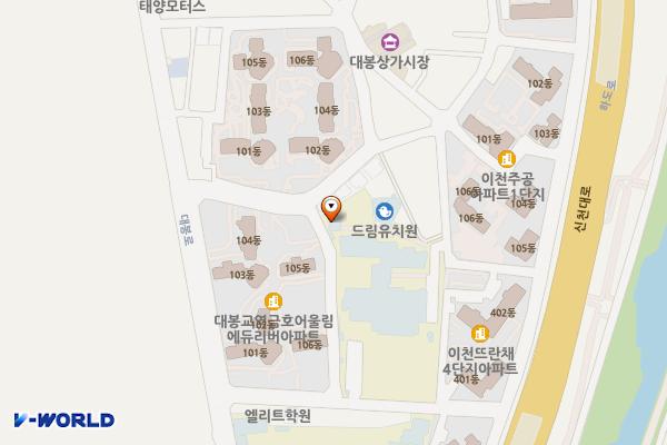 대구 대봉초등학교 위치 지도 — 대구광역시 남구 대봉로26길 33