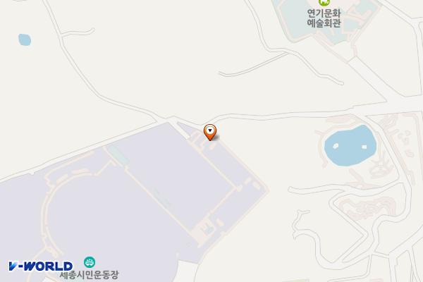 세종 세종시민운동장 위치 지도 — 세종특별자치시 조치원읍 대첩로 116