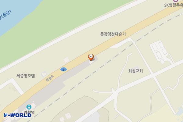 구 역파 앞 위치 지도 — 강원특별자치도 영월군 영월읍 영월로 2106