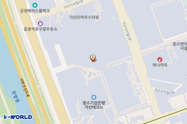 대륭테크노타운7차 위치 지도 — 서울특별시 금천구 서부샛길 638