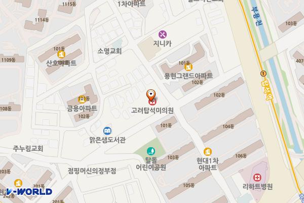 탑석프라자 위치 지도 — 경기도 의정부시 오목로 33