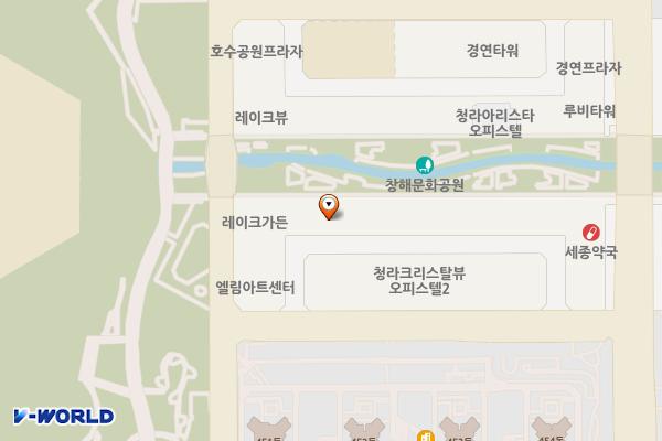가림타워스위트오피스텔 위치 지도 — 인천광역시 서해구 크리스탈로74번길 7-9