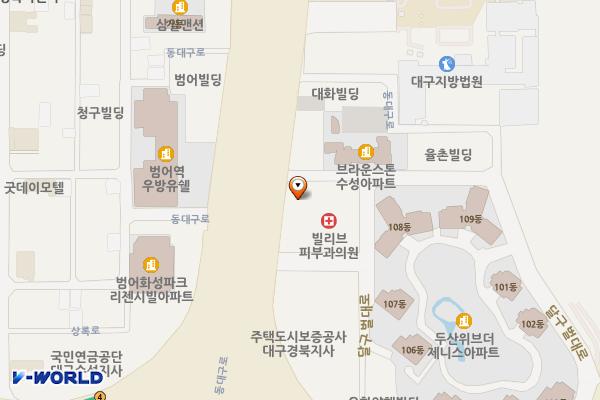 범어서한포레스트 (오피스텔) 위치 지도 — 대구광역시 수성구 동대구로 346