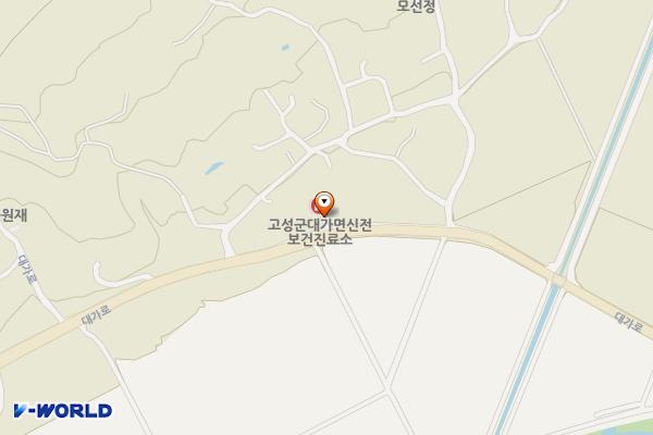 대가면송계보건진료소 위치 지도 — 경상남도 고성군 대가면 대가로 1104-7