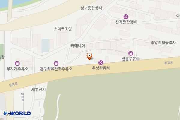 북부정비검사소 위치 지도 — 대구광역시 북구 동북로 47