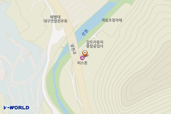 갑오자동차정비공장 위치 지도 — 대구광역시 달성군 가창면 가창로 970 (용계리)