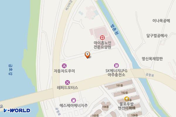 자동차시대정비공장 위치 지도 — 대구광역시 동구 공항로 143 (불로동)