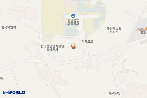 나인모터스 위치 지도 — 충청남도 천안시 서북구 천일고1길 37