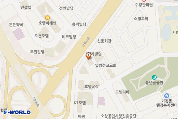 자바호텔 위치 지도 — 충청북도 청주시 흥덕구 풍년로205번길 1