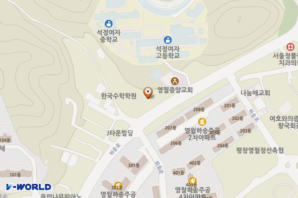 삼정숯불갈비 옆 위치 지도 — 강원특별자치도 영월군 영월읍 하송로 120