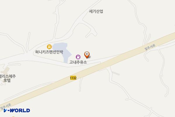 스마일공업사 위치 지도 — 제주특별자치도 제주시 애월읍 고내로 77