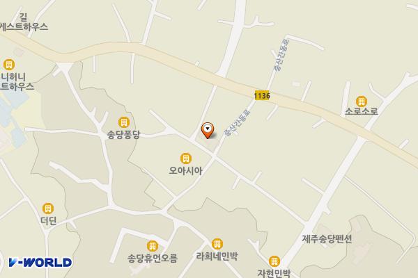 샤이니 위치 지도 — 제주특별자치도 제주시 구좌읍 송당4길 7