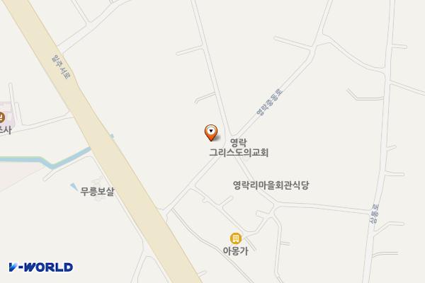 영락리마을회 위치 지도 — 제주특별자치도 서귀포시 대정읍 영락중동로 11
