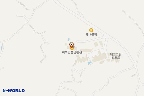 허브인휴양펜션 위치 지도 — 제주특별자치도 제주시 한림읍 귀덕6길 92-17