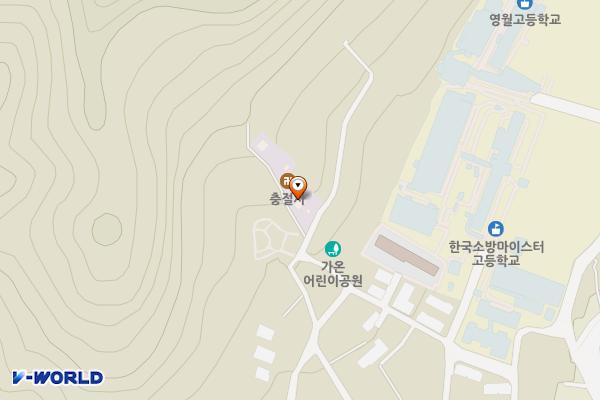 영모전 위치 지도 — 강원특별자치도 영월군 영월읍 영모전길 148