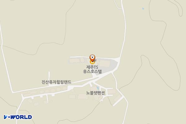 제주티에스유스호스텔 위치 지도 — 제주특별자치도 서귀포시 남원읍 남조로 861-78