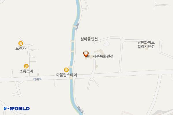 제주목화 위치 지도 — 제주특별자치도 서귀포시 남원읍 태위로 485