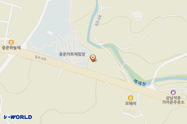 황토기와집 위치 지도 — 제주특별자치도 서귀포시 일주서로 1102